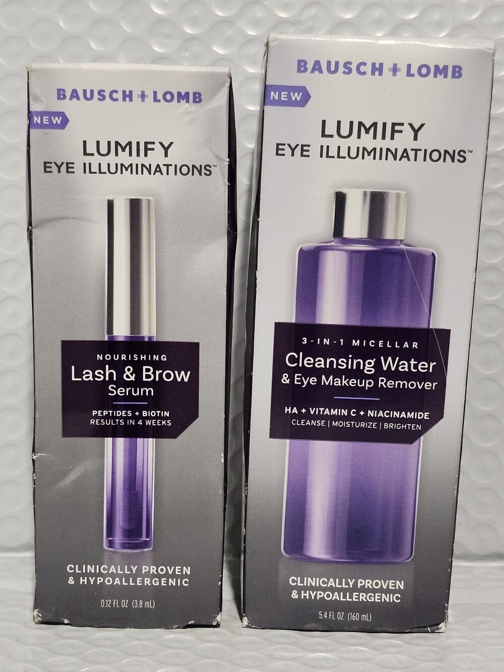Bausch + Lomb Lumify Eye Illuminations Lash & Brow Serum & Cleansing Water